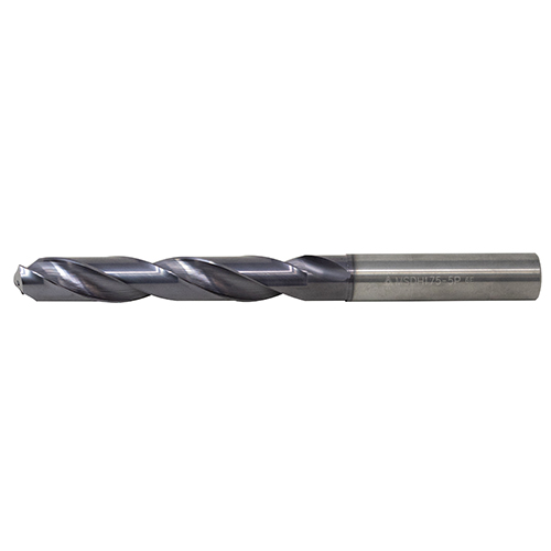 15mm 140º TiAlN Coated Mach Carbide Oil-Hole Jobber Length Drill Bit product photo Front View L