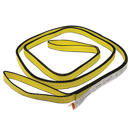 3" x 20' Double Ply Reflective Polyester Flat Eye Web Sling product photo Front View L