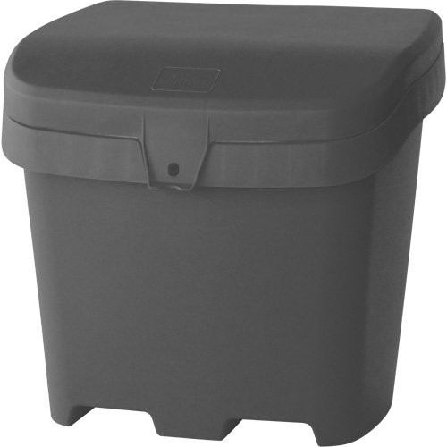 Salt & Sand Container, Grey, With Hasp, 4.24 cu. ft. product photo Front View L
