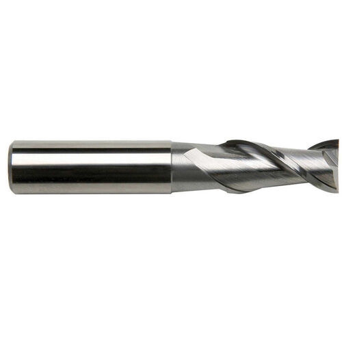 25.0mm Diameter x 25mm Shank 2-Flute Aluminum Green Series Carbide End Mill product photo Front View L