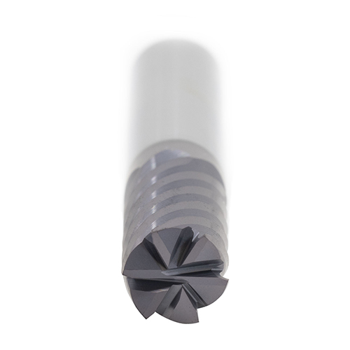 9/16" Diameter x 9/16" Shank 6-Flute Regular Length AlTiN Red Series Carbide End Mill product photo Side View L