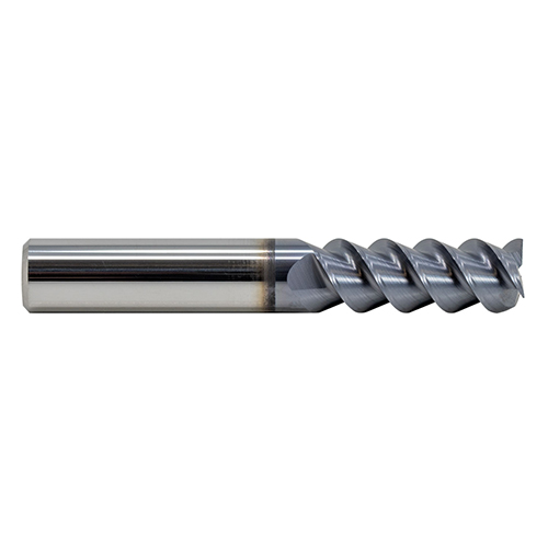 1/2 3-Flute High Helix Solid Carbide End Mill TiAlN Coated product photo