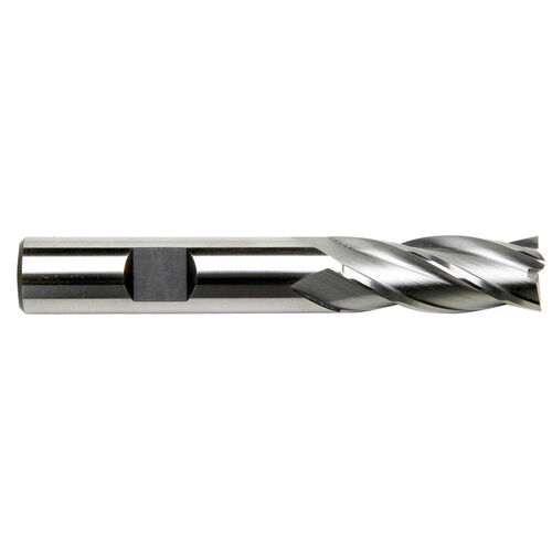 7/32" Diameter x 3/8" Shank Multi-Flute Regular Length H.S.S. End Mill product photo Front View L