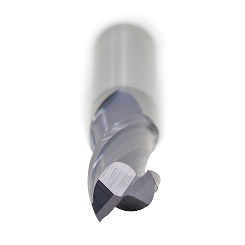 9/32" Diameter x 5/16" Shank 2-Flute Regular Length AlTiN Red Series Carbide End Mill product photo Side View L