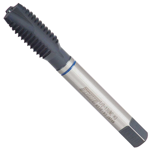 M30x3.5 Blue Ring HSSE-V3 Metric Spiral Point Tap product photo Front View L