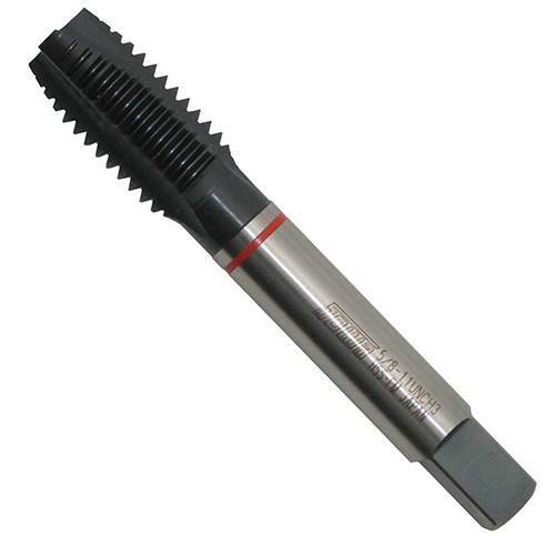 M5x0.8 Red Ring P-HSS Metric Spiral Point Tap product photo Front View L
