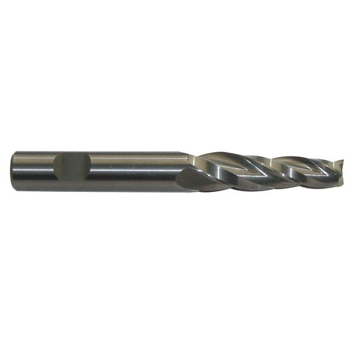 1/8" Tip Diameter x 3/8" Shank 1-1/2º Tapered Carbide End Mill product photo Front View L