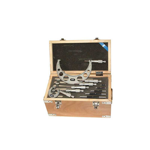 0-6" x 0.0001" Mechanical Outside Micrometer Set product photo Front View L