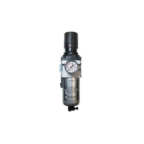 Filter Regulator Combination 1/2" NPT, With Pressure Gauge product photo Front View L