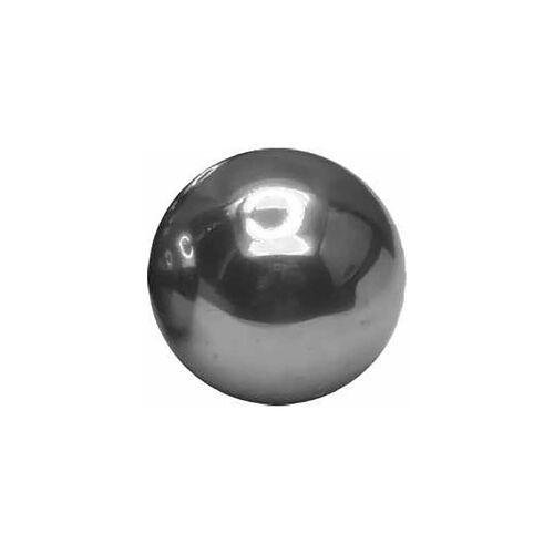 1-1/8" Diameter Chrome Locking Ball for Blocking Device product photo Front View L
