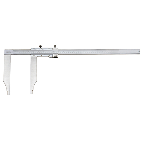 0-40"/0-1000mm x 0.001"/0.02mm 7.87" Jaw Depth Long Jaw Vernier Caliper product photo Front View L