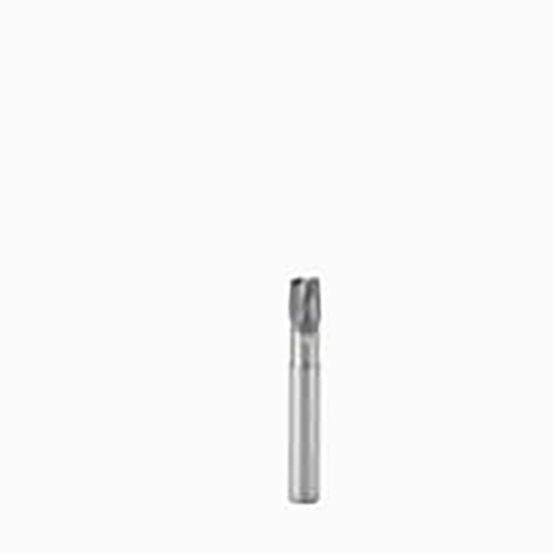 2mm Diameter x 2mm Shank 4-Flute Short Length MEGA-64 Coated Carbide End Mill product photo Front View L