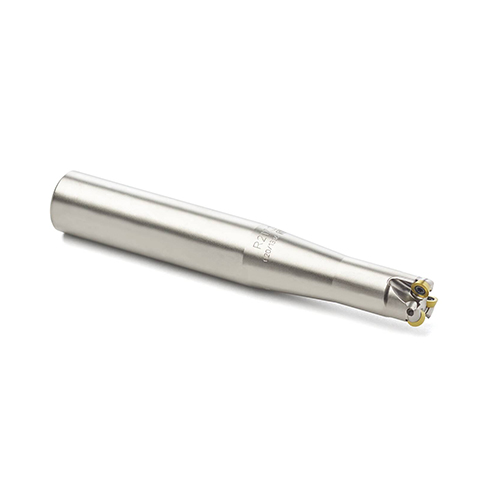 R217.29-1612.0-03.2.050 6mm Diameter Cylindrical Shank 2-Flute Indexable Copy End Mill product photo Front View L