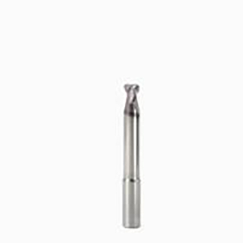 10mm Diameter x 10mm Shank 2-Flute Short Length MEGA-T Coated Carbide End Mill product photo Front View L