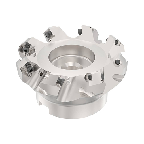 R220.53-06.00-12-7 6.2992" Diameter 45º Angle 7-Flute Quattromill Face Mill product photo Front View L