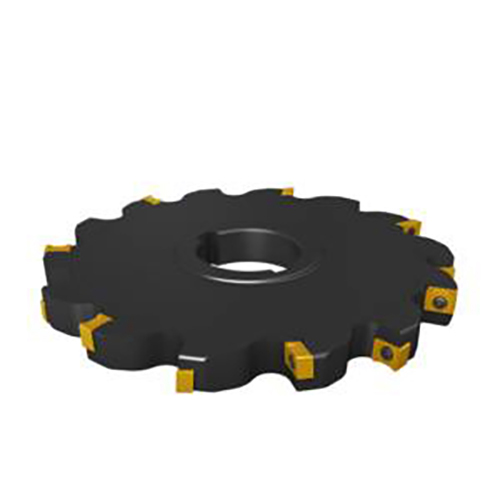 335.18-03.00-0.50F-4N 3.0000" Diameter 0.5000" Cutting Width 4-Tooth Indexable Slotting Cutter product photo Front View L