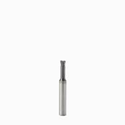 5mm Diameter x 6mm Shank 2-Flute Short Length MEGA Coated Carbide High Feed End Mill product photo Front View L