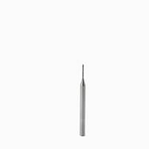 1.00mm Diameter 3.00mm Shank 2-Flute Standard Length MEGA-T Carbide Ball End Mill product photo Front View L