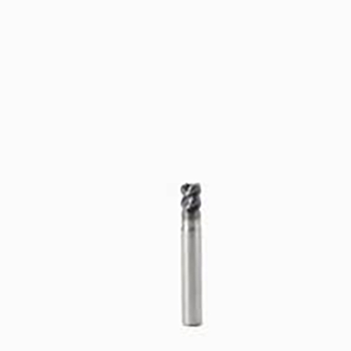 5mm Diameter x 5mm Shank 4-Flute Short Length MEGA-64 Coated Carbide End Mill product photo Front View L