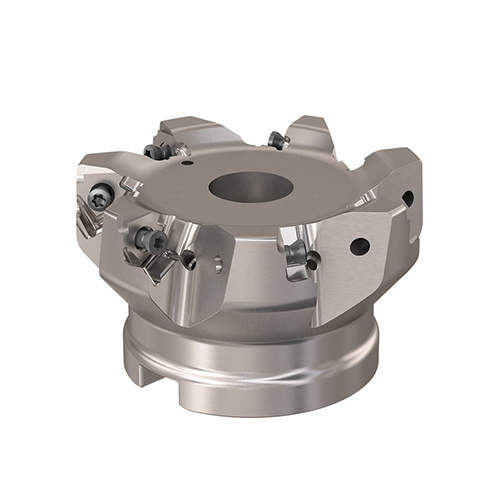R220.96-03.00-08-9A 3.0000" Diameter Coolant Through Indexable Square Shoulder Face Mill product photo Front View L