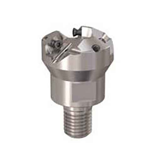 R217.49-1620.RE-XO12-30-3A 20mm Diameter M16 Shank 30º Angle 3-Flute Coolant Through Combimaster Indexable End Mill product photo Front View L