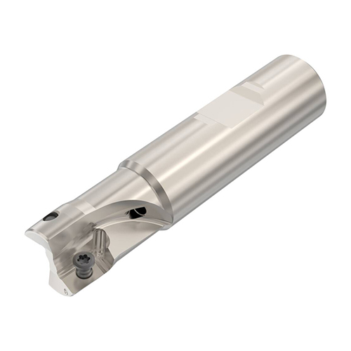 R217.69-00.75-3-12-2AN 0.7500" Diameter 2-Flute Coolant Through Indexable Square Shoulder End Mill product photo Front View L