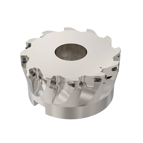 R220.69-04.00-12-12AN 4.0000" Diameter Coolant Through Indexable Square Shoulder Face Mill product photo Front View L