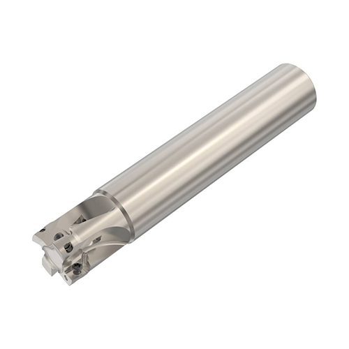 R217.69-00.625-0-06-4AN 0.6250" Diameter 4-Flute Coolant Through Indexable Square Shoulder End Mill product photo Front View L
