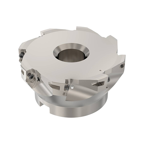 R220.69-05.00-18-8AN 5.0000" Diameter Coolant Through Indexable Square Shoulder Face Mill product photo Front View L