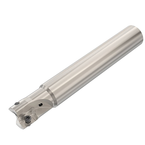 R217.69-01.00-0-18-2LAN 1.0000" Diameter 2-Flute Coolant Through Indexable Square Shoulder End Mill product photo Front View L