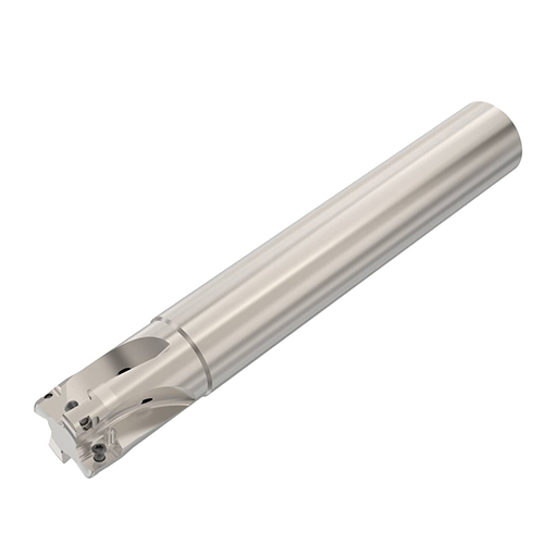 R217.69-2525.0-10-4A 25mm Diameter 4-Flute Coolant Through Indexable Square Shoulder End Mill product photo Front View L