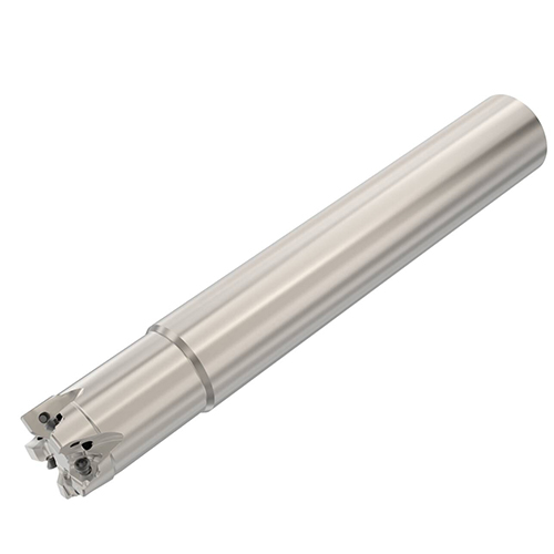 R217.96-01.00-0-04-5A 1.0000" Diameter 5-Flute Coolant Through Indexable Square Shoulder End Mill product photo Front View L