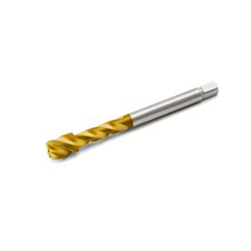 M27x2.0 6H TiN Coated HSS-E Bottoming Spiral Flute Tap product photo Front View L