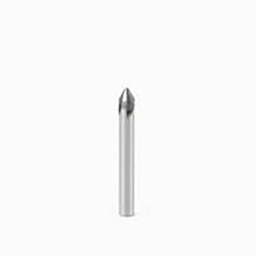 6mm 60 Degree SIRON-A Coated Carbide 4-Flute Chamfer Mill product photo Front View L