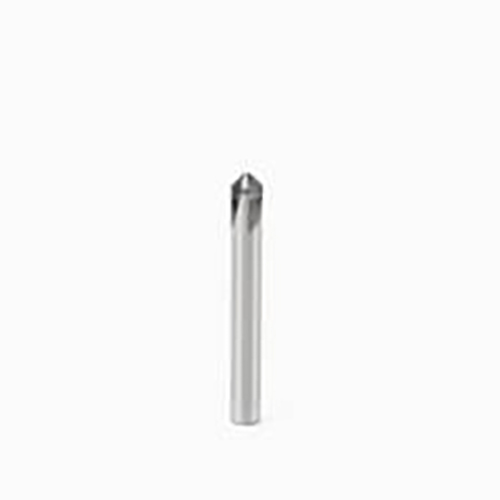 12mm 45 Degree SIRON-A Coated Carbide 4-Flute Chamfer Mill product photo Front View L