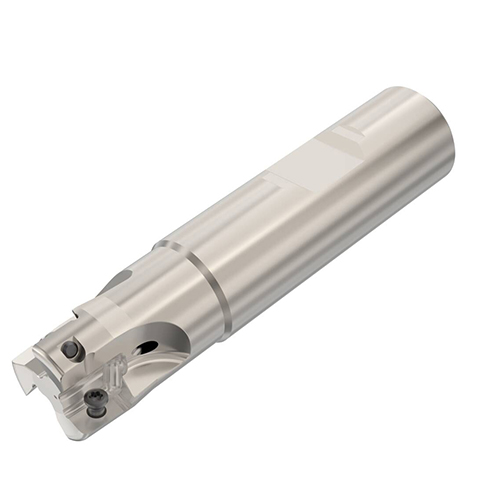 R217.69-00.750-3-10-3A 0.7500" Diameter 3-Flute Coolant Through Indexable Square Shoulder End Mill product photo Front View L
