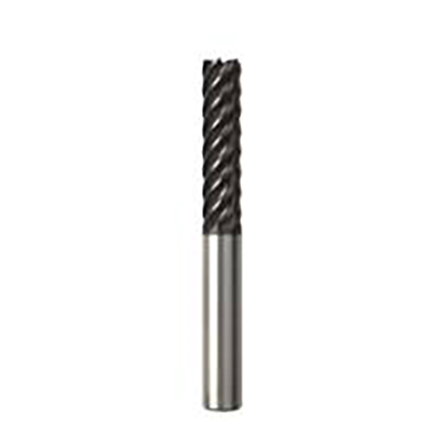 16mm Diameter x 16mm Shank 0.16mm Corner Chamfer 8-Flute Standard Length NXT Coated Carbide Corner Chamfer End Mill product photo Front View L