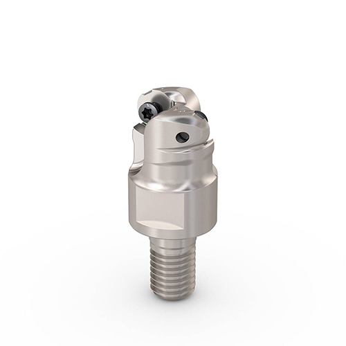 R217.29I-01.00-12RE-06-2A 0.5276" Diameter Combimaster Shank 2-Flute Coolant Through Indexable Copy End Mill product photo Front View L