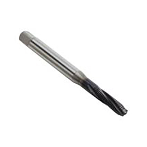 M8x1.25 6H TiAlN Coated HSS-E-PM Bottoming Spiral Flute Tap product photo Front View L