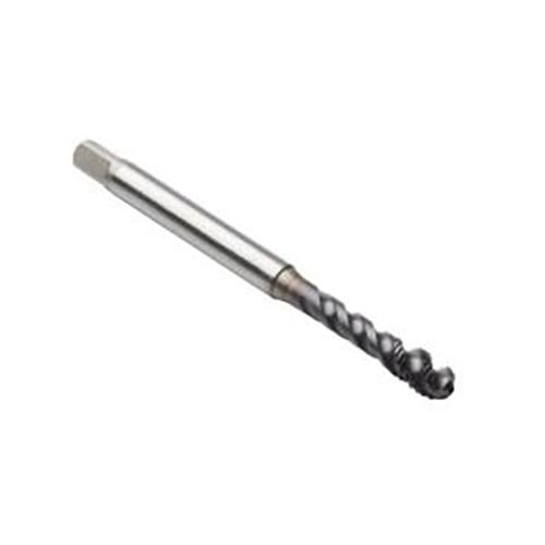 M8x1.25 6HX AlTiN Coated HSS-E-PM Bottoming Spiral Flute Tap product photo Front View L