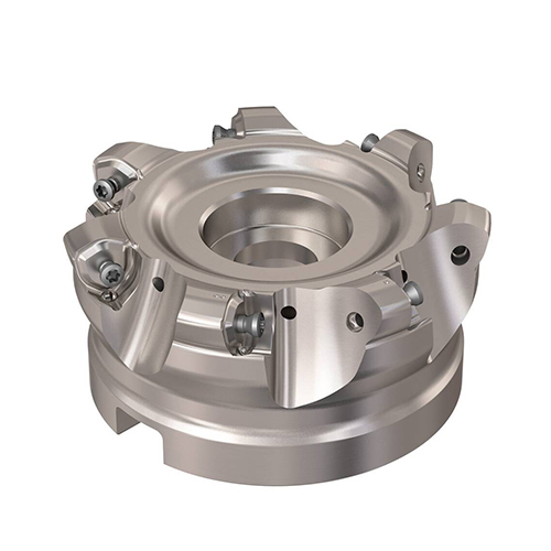 R220.21-04.00-R230-7A 3.4331" Diameter 7-Flute Indexable High Feed Face Mill product photo Front View L