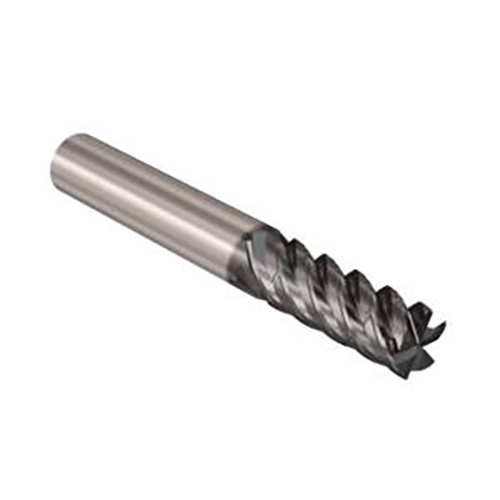 12mm Diameter x 12mm Shank 0.15mm Corner Chamfer 5-Flute Standard Length NXT Coated Carbide Corner Chamfer End Mill product photo Front View L