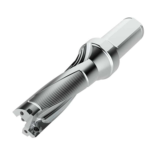 SD523-39-117-40R7 1.5354" Diameter Coolant Through 2-Flute Perfomax Indexable Insert Drill product photo Front View L
