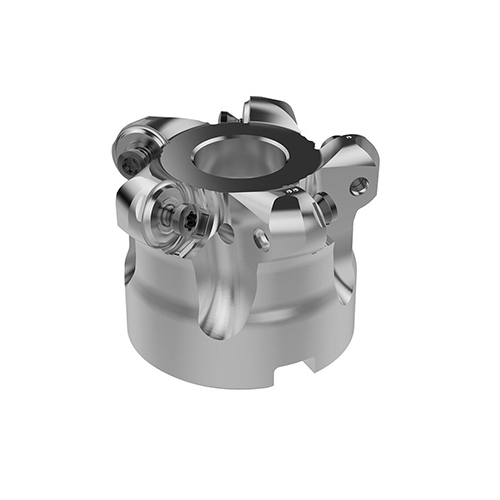 R220.28-02.00-06-5A 1.5276" Diameter 5-Flute Coolant Through Indexable Copy Face Mill product photo Front View L