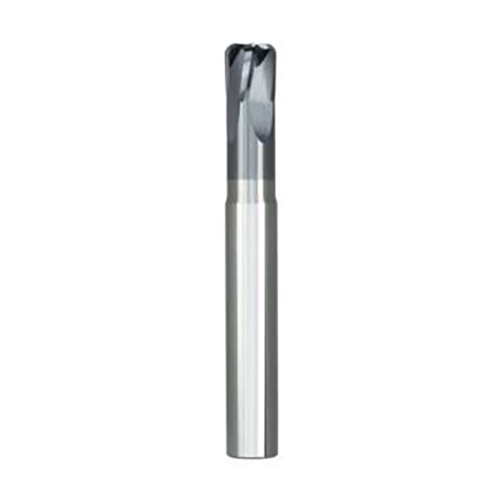 6mm Diameter x 6mm Shank 4-Flute Long Length AlTiN Coated Carbide High Feed End Mill product photo Front View L