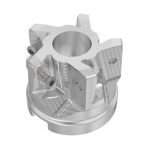 R220.64-02.00-ZO16-5A 2.0000" Diameter Coolant Through Indexable Square Shoulder Face Mill product photo Front View L