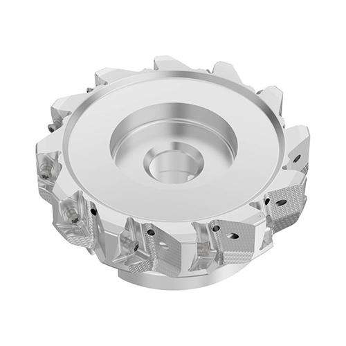 R220.64-05.00-ZO16-12A 5.0000" Diameter Coolant Through Indexable Square Shoulder Face Mill product photo Front View L