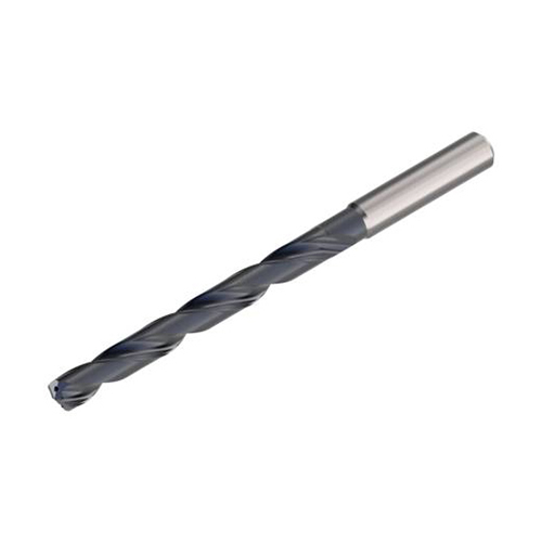 0.4252" Diameter 8xD 140 Degree Point Carbide Taper Length Drill Bit product photo Front View L