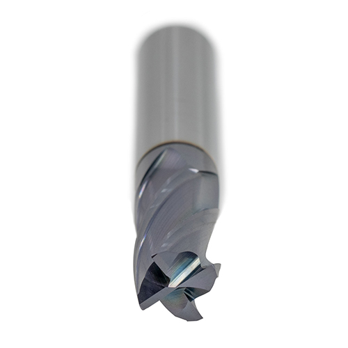 1" 4-Flute 0.060" Radius TiAlN Coated Solid Carbide End Mill product photo Side View L
