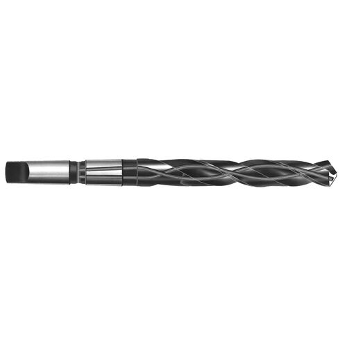 19/32" MT3 Standard Length Taper Shank H.S.S. Oil Hole Drill Bit product photo Front View L